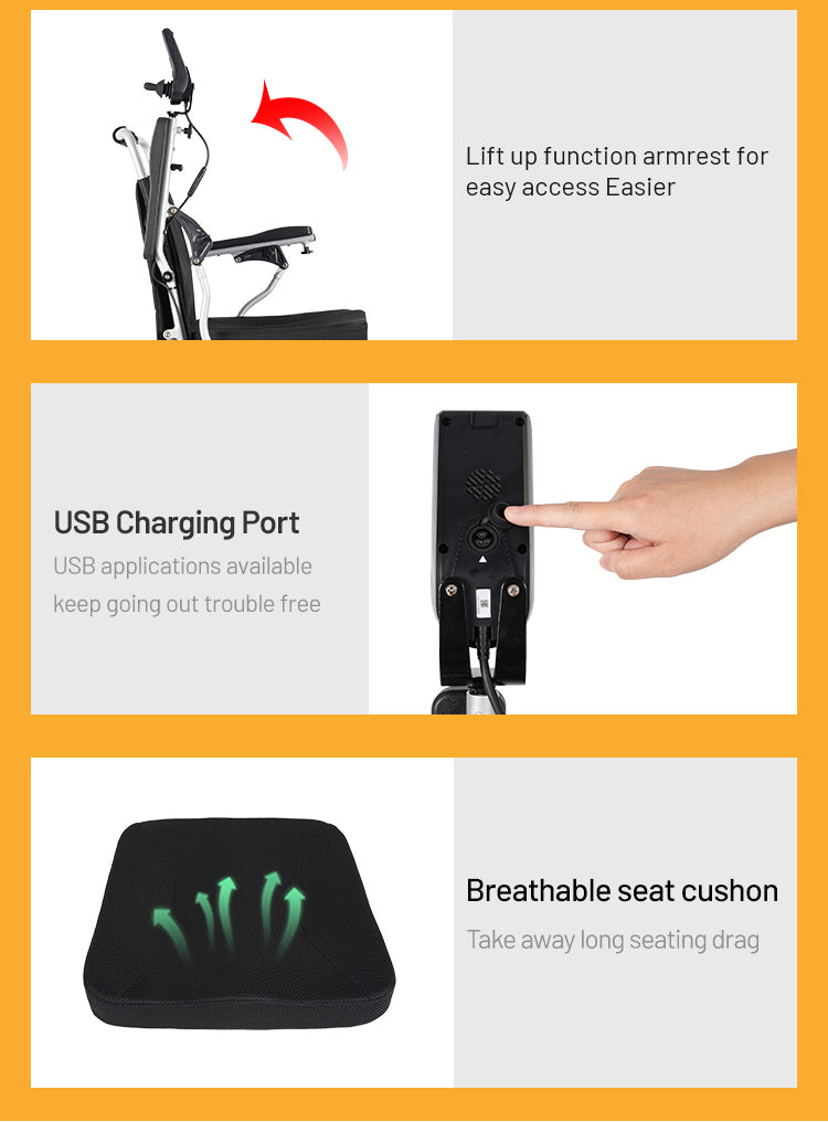 Electric Wheelchair D11